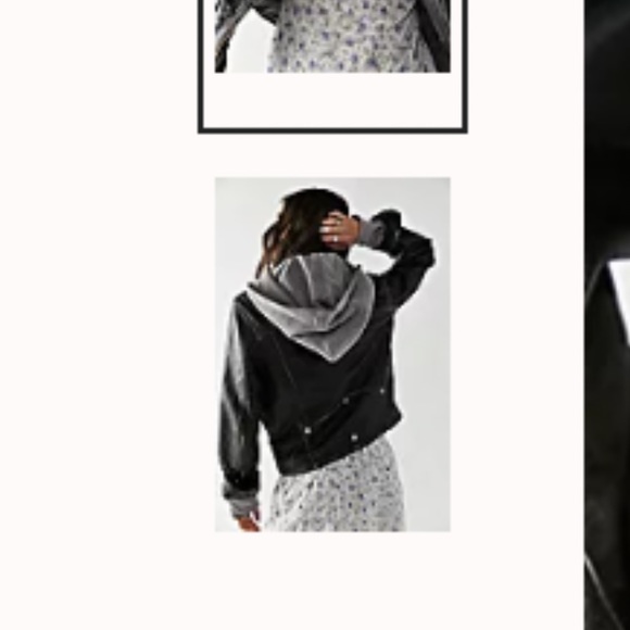 We The Free Badit Hooded Moto Jacket S XS new without tag or box - Picture 13 of 14